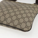 GUCCI GG Supreme Shoulder Bag PVC Beige Gold 201538 Auth 159774-16