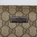 GUCCI GG Supreme Shoulder Bag PVC Beige Gold 201538 Auth 159774-18