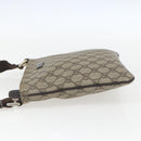 GUCCI GG Supreme Shoulder Bag PVC Beige Gold 201538 Auth 159774-3