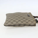 GUCCI GG Supreme Shoulder Bag PVC Beige Gold 201538 Auth 159774-4