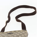 GUCCI GG Supreme Shoulder Bag PVC Beige Gold 201538 Auth 159774-14