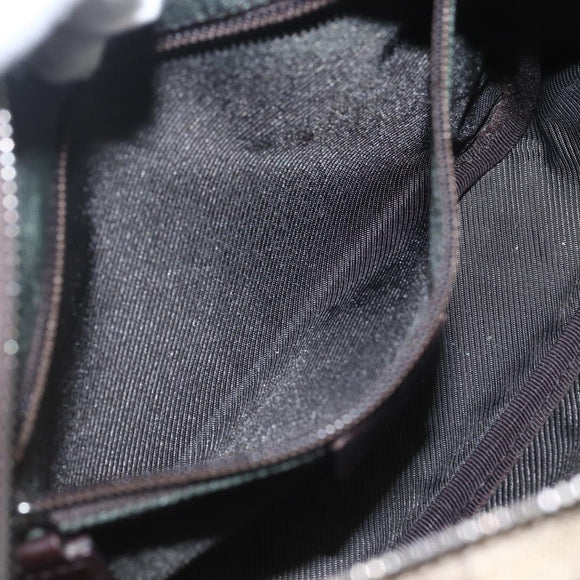 GUCCI GG Supreme Shoulder Bag PVC Beige Silver 114291 Auth 159775