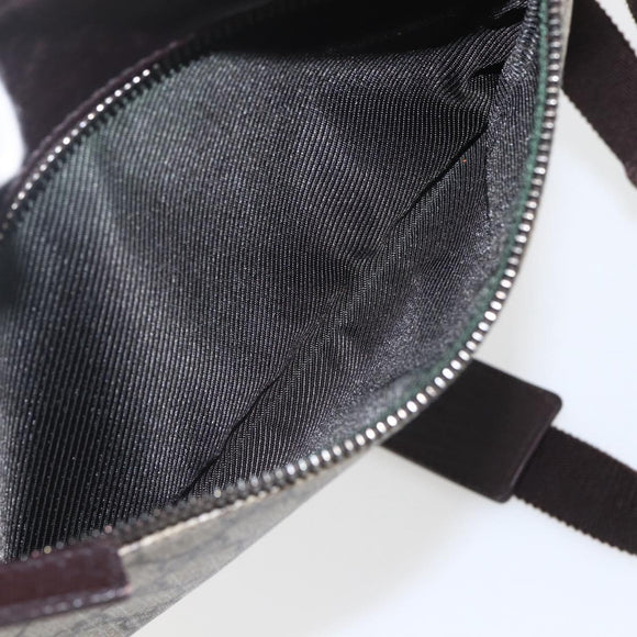 GUCCI GG Supreme Shoulder Bag PVC Beige Silver 114291 Auth 159775