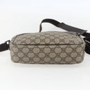 GUCCI GG Supreme Shoulder Bag PVC Beige Silver 114291 Auth 159775-5