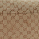 GUCCI GG Canvas Sherry Line Boston Bag Beige Gold pink 153240 Auth 159776-10