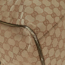GUCCI GG Canvas Sherry Line Boston Bag Beige Gold pink 153240 Auth 159776-11