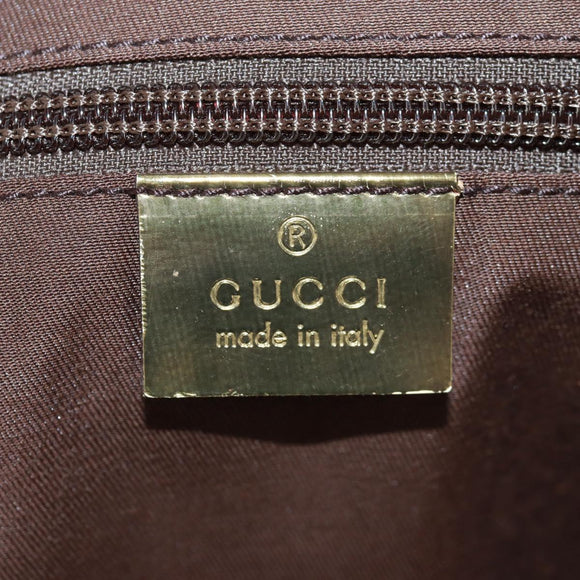 GUCCI GG Canvas Sherry Line Boston Bag Beige Gold pink 153240 Auth 159776