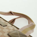 GUCCI GG Canvas Sherry Line Boston Bag Beige Gold pink 153240 Auth 159776-8
