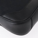 GUCCI Bamboo GG Canvas Hand Bag 2way Black Silver 001 4095 Auth 159780-15