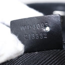 GUCCI Bamboo GG Canvas Hand Bag 2way Black Silver 001 4095 Auth 159780-12