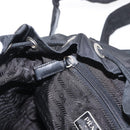 PRADA Backpack Nylon Black Silver Auth 159782-27