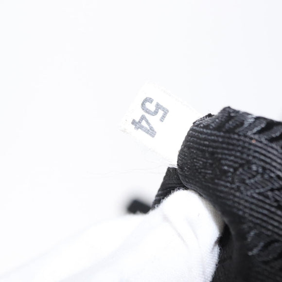 PRADA Backpack Nylon Black Silver Auth 159782