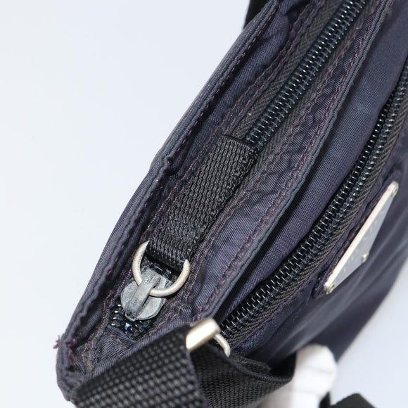 PRADA Shoulder Bag Nylon Purple Auth 159783