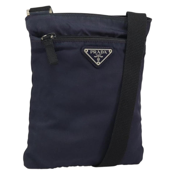 PRADA Shoulder Bag Nylon Purple Auth 159783