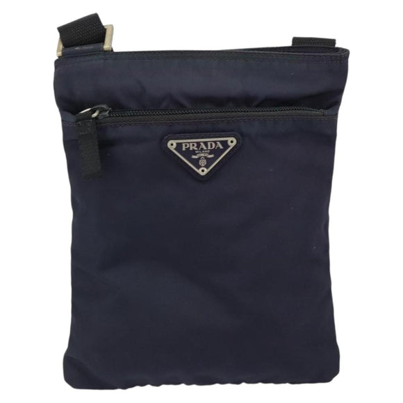 PRADA Shoulder Bag Nylon Purple Auth 159783