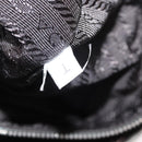 PRADA Shoulder Bag Leather Bronze Silver Auth 159784-11