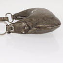 PRADA Shoulder Bag Leather Bronze Silver Auth 159784-5