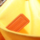 GOYARD Herringbone Miroir PM Clutch Bag PVC Leather Dark Brown Auth 159792-18