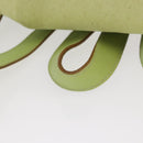 Salvatore Ferragamo Backpack Suede Gold Light green Auth 159800-7