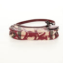 BURBERRY Nova Check Shoulder Bag PVC Leather Red Auth 159802V-5