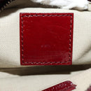 BURBERRY Nova Check Shoulder Bag PVC Leather Red Auth 159802V-20