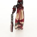 BURBERRY Nova Check Shoulder Bag PVC Leather Red Auth 159802V-3