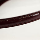 BURBERRY Nova Check Shoulder Bag PVC Leather Red Auth 159802V-8