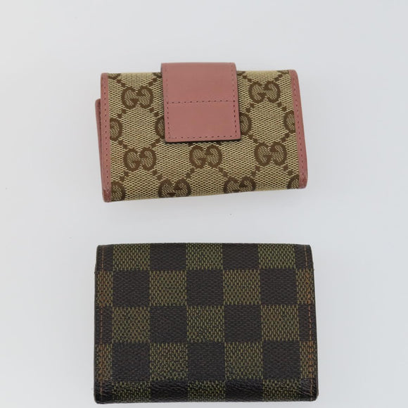 CARTIER Bottega Veneta Gucci Louis Vuitton GG Bag Leather 9 Set Auth 159810