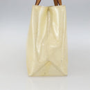 LOUIS VUITTON Monogram Vernis Reade PM Hand Bag Perle M91336 LV Auth 159820-4