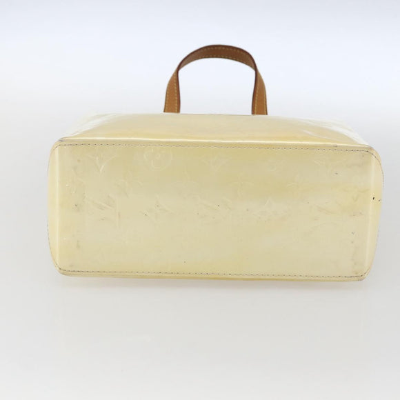 LOUIS VUITTON Monogram Vernis Reade PM Hand Bag Perle M91336 LV Auth 159820