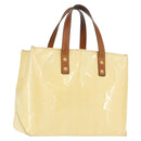 LOUIS VUITTON Monogram Vernis Reade PM Hand Bag Perle M91336 LV Auth 159821-1