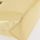 LOUIS VUITTON Monogram Vernis Reade PM Hand Bag Perle M91336 LV Auth 159821-17