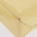 LOUIS VUITTON Monogram Vernis Reade PM Hand Bag Perle M91336 LV Auth 159821-18
