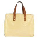 LOUIS VUITTON Monogram Vernis Reade PM Hand Bag Perle M91336 LV Auth 159821-2