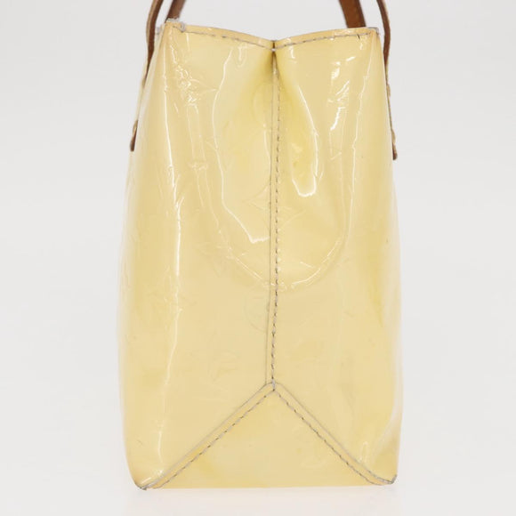 LOUIS VUITTON Monogram Vernis Reade PM Hand Bag Perle M91336 LV Auth 159821