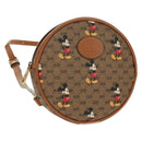 GUCCI Micro GG Supreme Disney Backpack PVC Beige Gold 603730 Auth 159823M-1