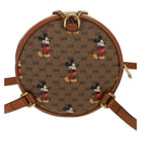 GUCCI Micro GG Supreme Disney Backpack PVC Beige Gold 603730 Auth 159823M-2