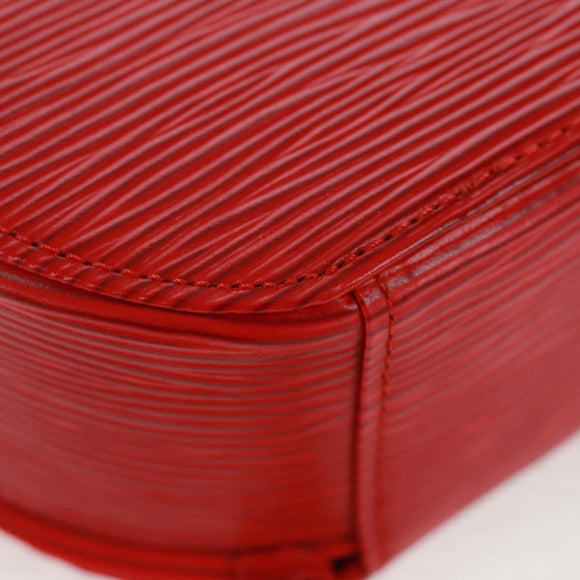 LOUIS VUITTON Epi Ecrin Bijoux 12 Jewelry Box Red M48207 LV Auth 159825V