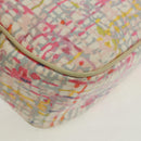 CHANEL Shoulder Bag Canvas Multicolor Silver CC Auth 159826V-16