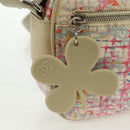 CHANEL Shoulder Bag Canvas Multicolor Silver CC Auth 159826V-18