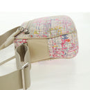 CHANEL Shoulder Bag Canvas Multicolor Silver CC Auth 159826V-3