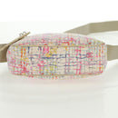 CHANEL Shoulder Bag Canvas Multicolor Silver CC Auth 159826V-5