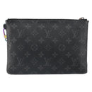 LOUIS VUITTON Monogram Eclipse Fragment iPhone Case M64449 LV Auth 159835-2