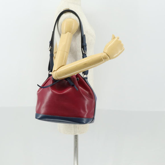 LOUIS VUITTON Epi Petit Noe Shoulder Bag Wine Red Grenard LV Auth 159837V
