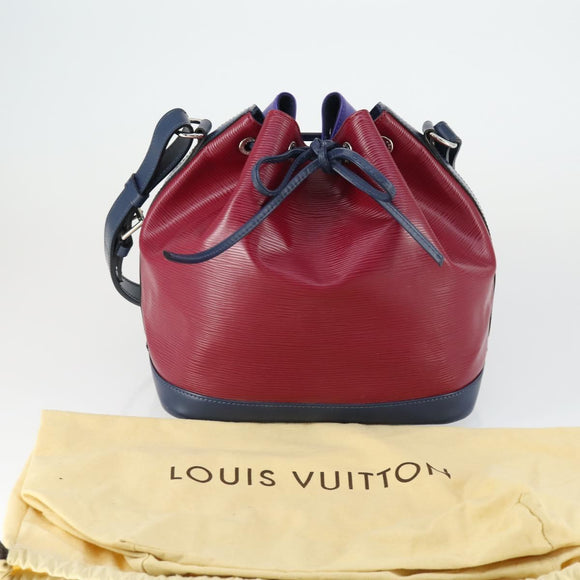 LOUIS VUITTON Epi Petit Noe Shoulder Bag Wine Red Grenard LV Auth 159837V