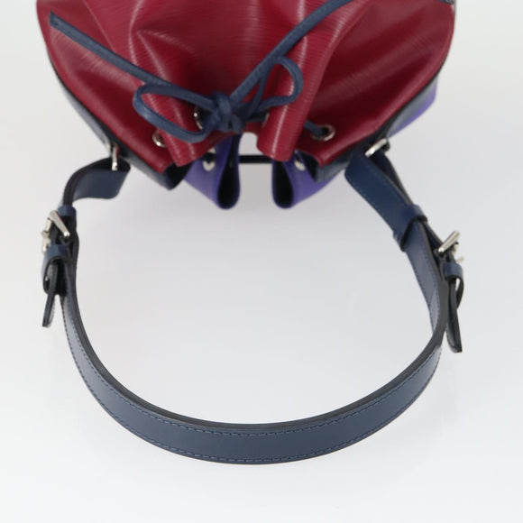LOUIS VUITTON Epi Petit Noe Shoulder Bag Wine Red Grenard LV Auth 159837V