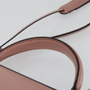 Salvatore Ferragamo Gancini Hand Bag Leather 2way Pink Auth 159841V-14