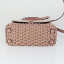 Salvatore Ferragamo Gancini Hand Bag Leather 2way Pink Auth 159841V-5
