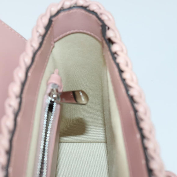 Salvatore Ferragamo Gancini Hand Bag Leather 2way Pink Auth 159841V