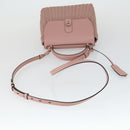 Salvatore Ferragamo Gancini Hand Bag Leather 2way Pink Auth 159841V-7